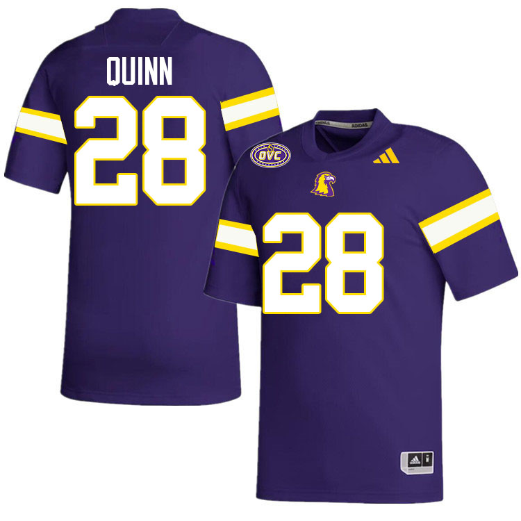 Tennessee Tech Golden Eagles #28 Quintell Quinn College Football Jerseys,Uniforms-Purple
